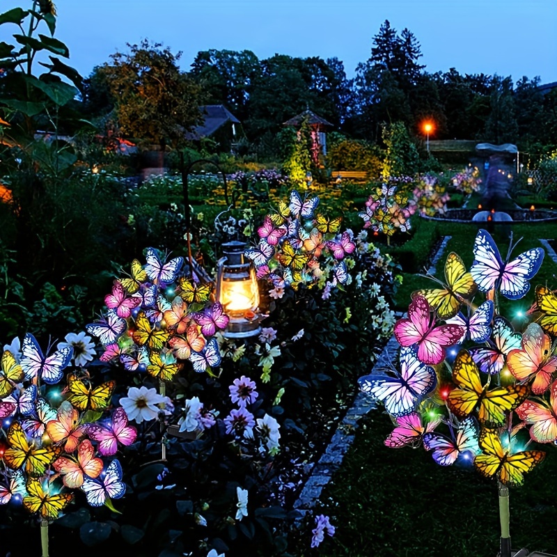 Outdoor Lighting Solar Panel - Lampu Taman Kupu-kupu LED Surya Lampu
