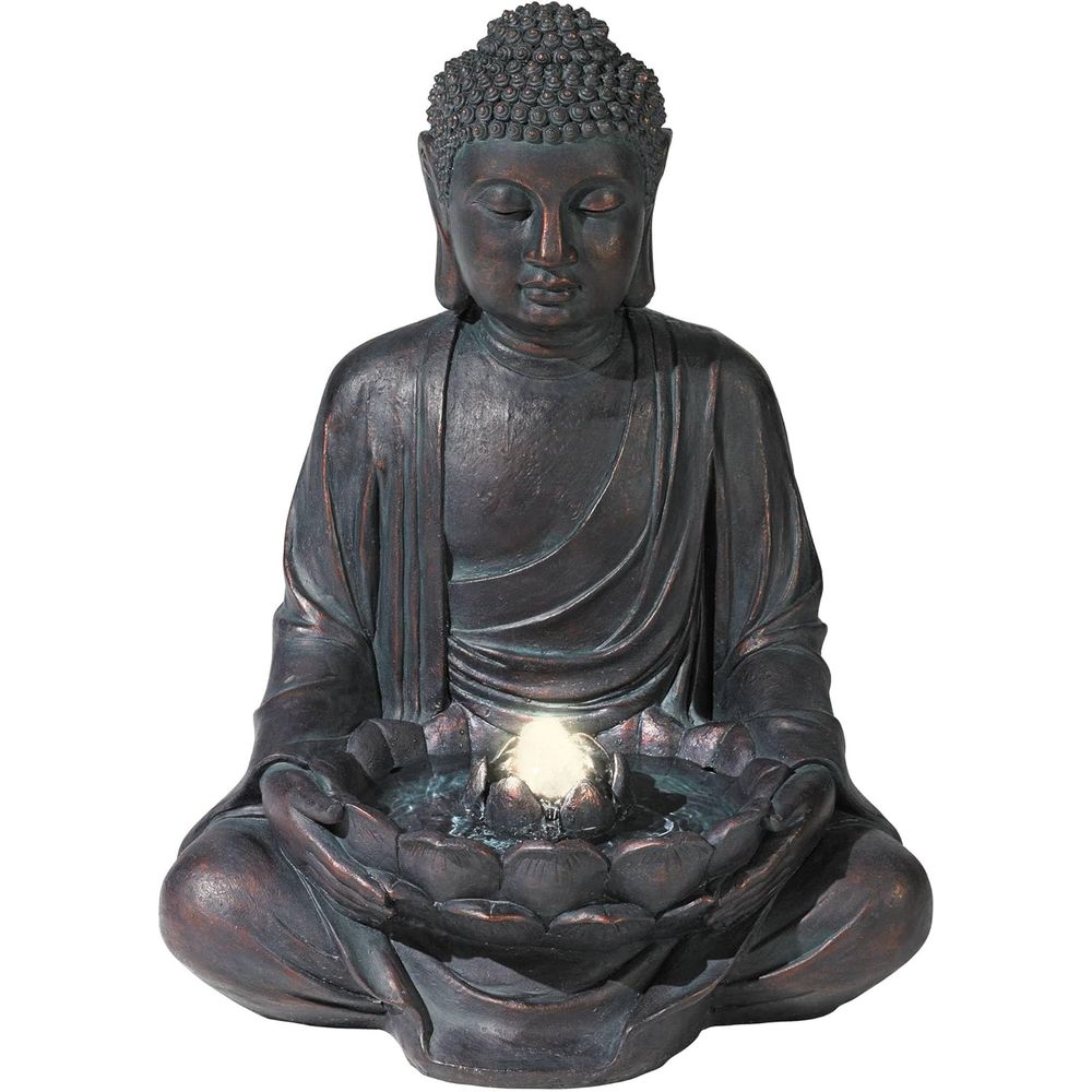 Outdoor Zen Lighting - Patung Buddha Meditasi 24
