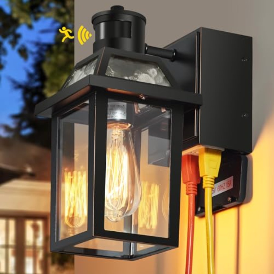 Outdoor Lighting No Outlet - Lampu Teras dengan Stopkontak GFCI, Lampu