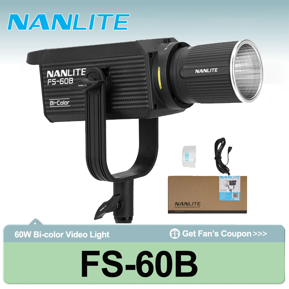 Outdoor Lighting Video Shooting - Lampu Sorot Bi-color Nanlite FS-60B 70W
