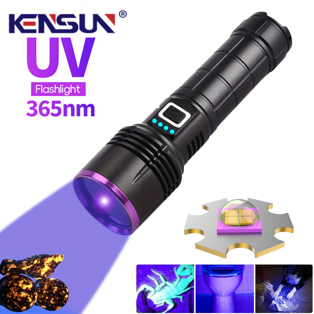Outdoor Lighting Setup - Senter UV 80W 365nm yang Kuat,