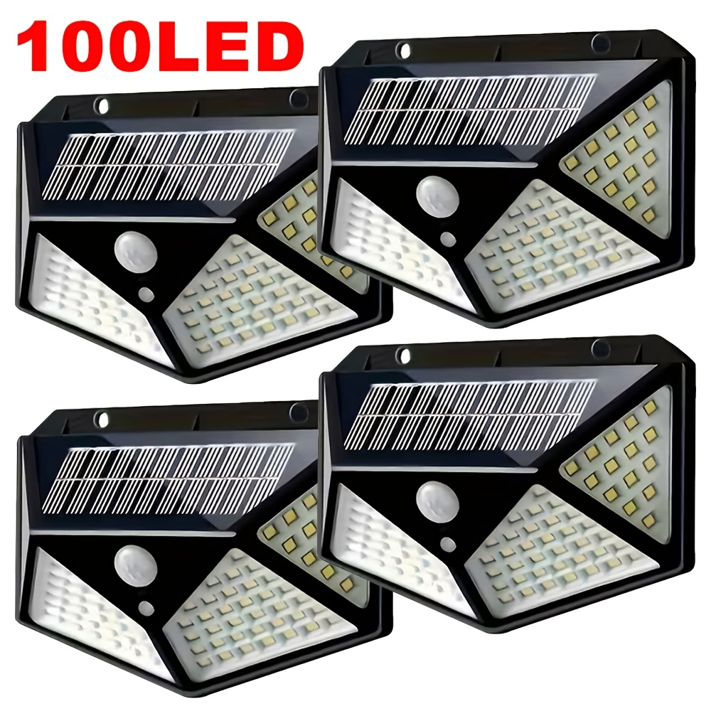 Outdoor Lighting With Outlet - Lampu Taman Tenaga Surya 100LED, Lampu