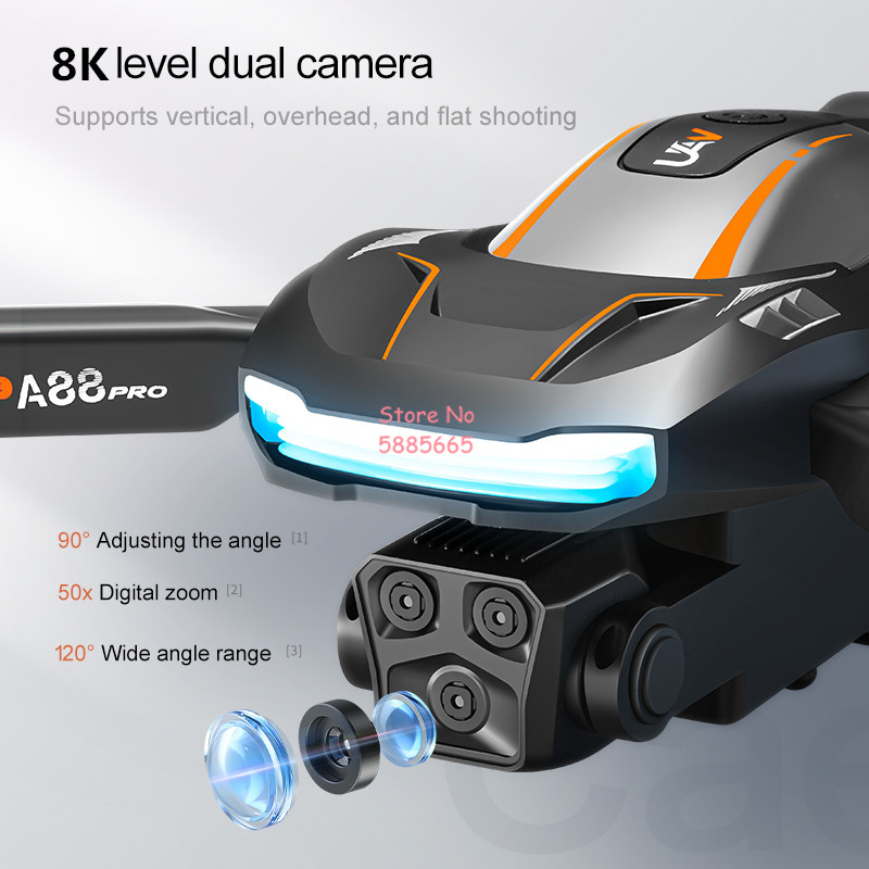Drone RC 8K Fotografi Udara de - Outdoor Lighting Electrical Box ulasan dan harga