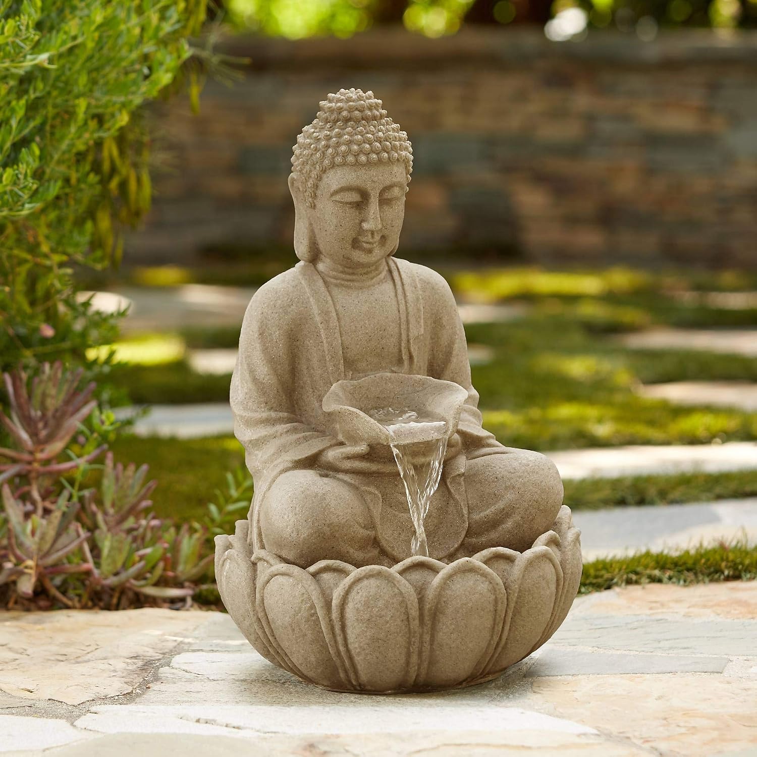 Air Mancur Besar Zen untuk Lua - Outdoor Zen Lighting ulasan dan harga