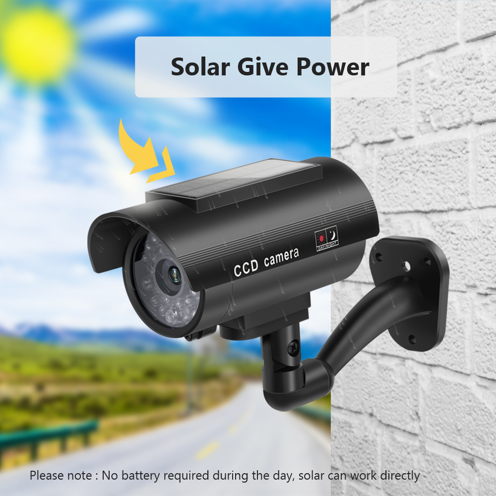 Kamera pengawasan Dummy Panel  - Outdoor Lighting Solar Panel ulasan dan harga