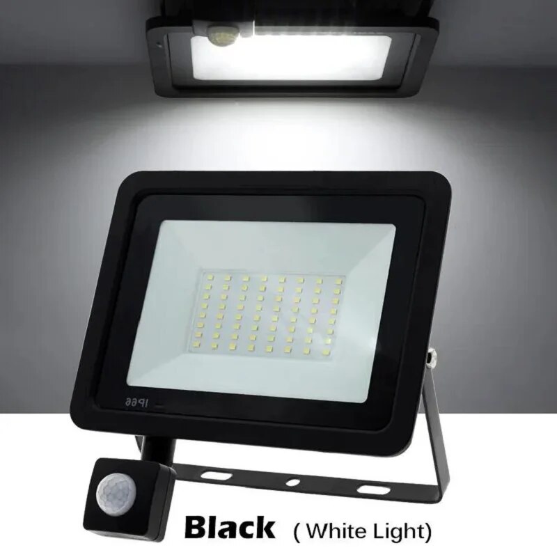 PIR lampu sorot LED Sensor ger - Outdoor Lighting With Outlet ulasan dan harga