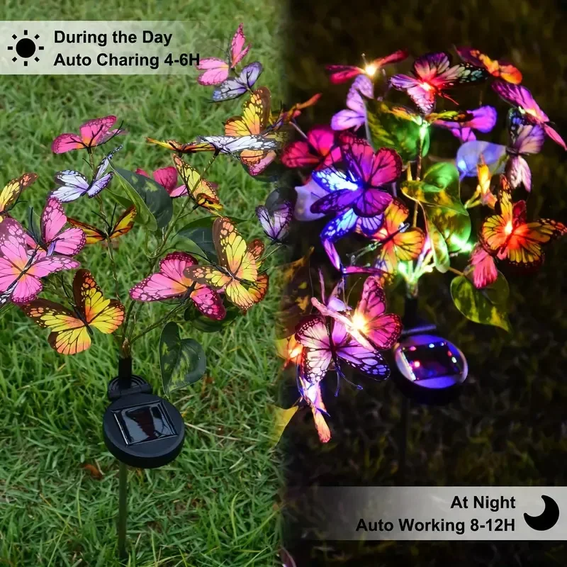 Lampu Taman Kupu-kupu LED Sury - Outdoor Lighting Solar Panel ulasan dan harga