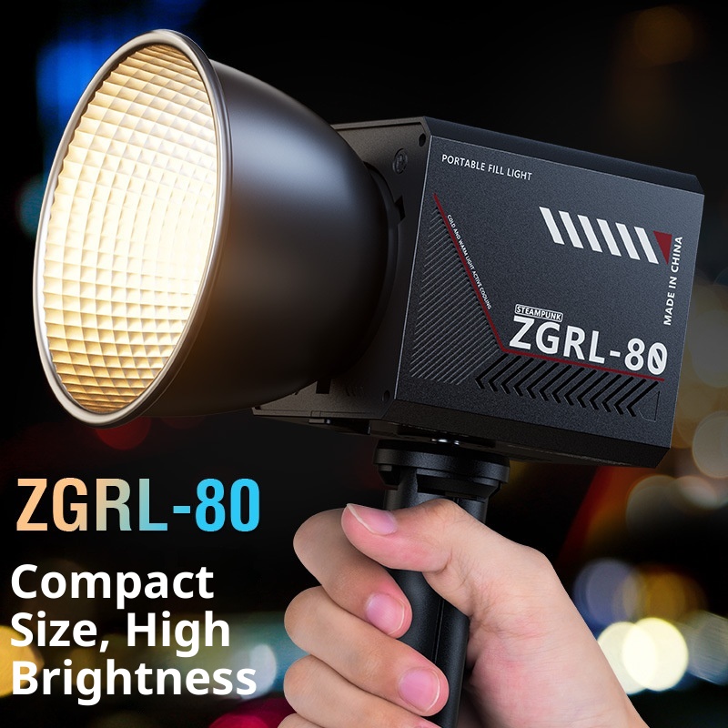 Lampu Video Genggam ZGRL80 80W - Outdoor Lighting Video Shooting ulasan dan harga