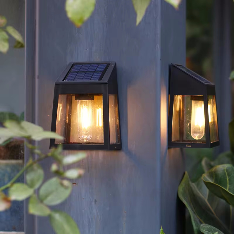 Lampu Dinding tenaga surya, la - Outdoor Lighting With Outlet ulasan dan harga