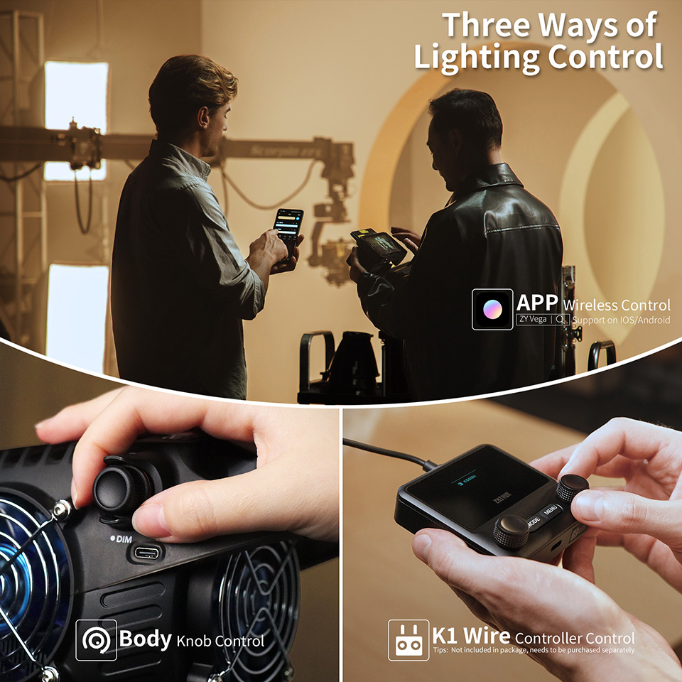 ZHIYUN MOLUS B100 B200 B500 B3 - Outdoor Lighting Video Shooting ulasan dan harga