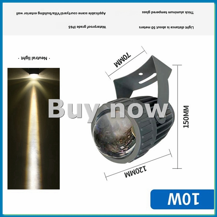 Lampu Sorot Taman LED Luar Rua - Outdoor Lighting Spotlight ulasan dan harga