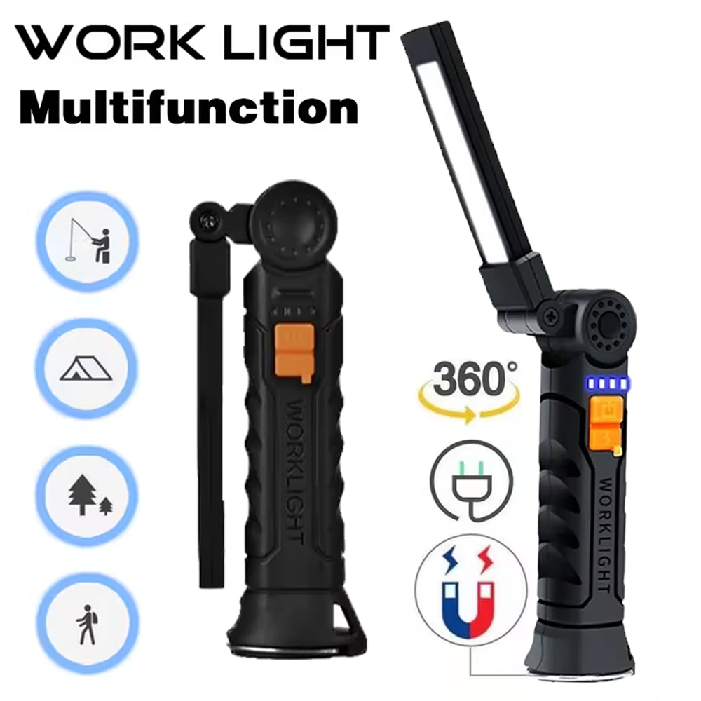 Senter LED COB Portabel Senter - Outdoor Lighting Setup ulasan dan harga