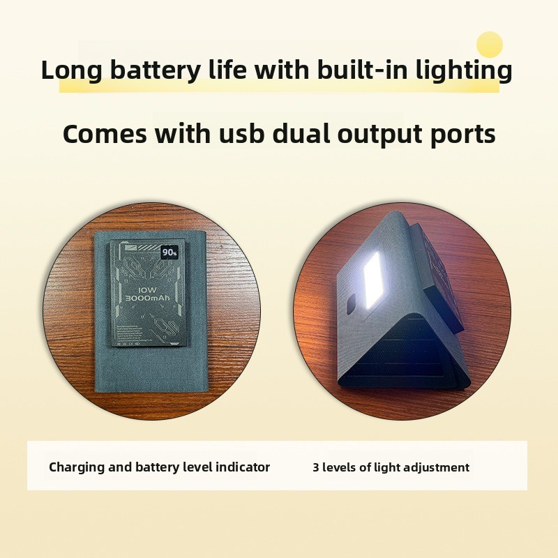 Pengisi Daya Panel Surya Lipat - Outdoor Lighting Solar Panel ulasan dan harga