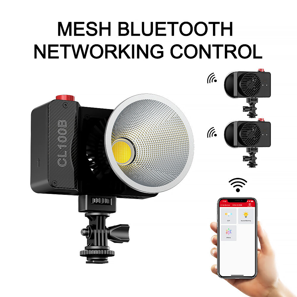 GVM CL100B Lampu LED Monolight - Outdoor Lighting Video Shooting ulasan dan harga