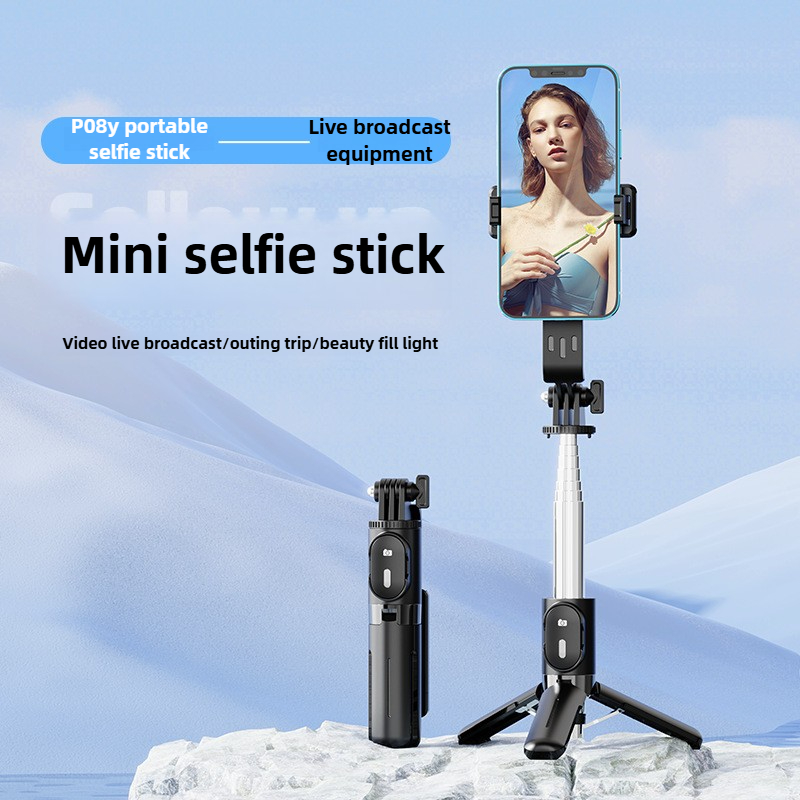 P08Y Selfie Stick Tripod, Mono - Outdoor Lighting Video Shooting ulasan dan harga