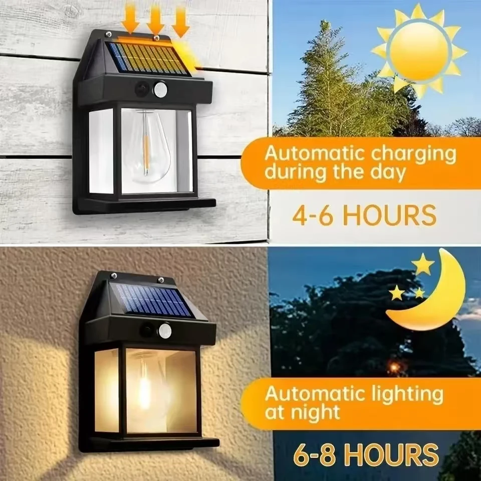 Lampu Dinding Tenaga Surya Tun - Outdoor Lighting Solar Panel ulasan dan harga