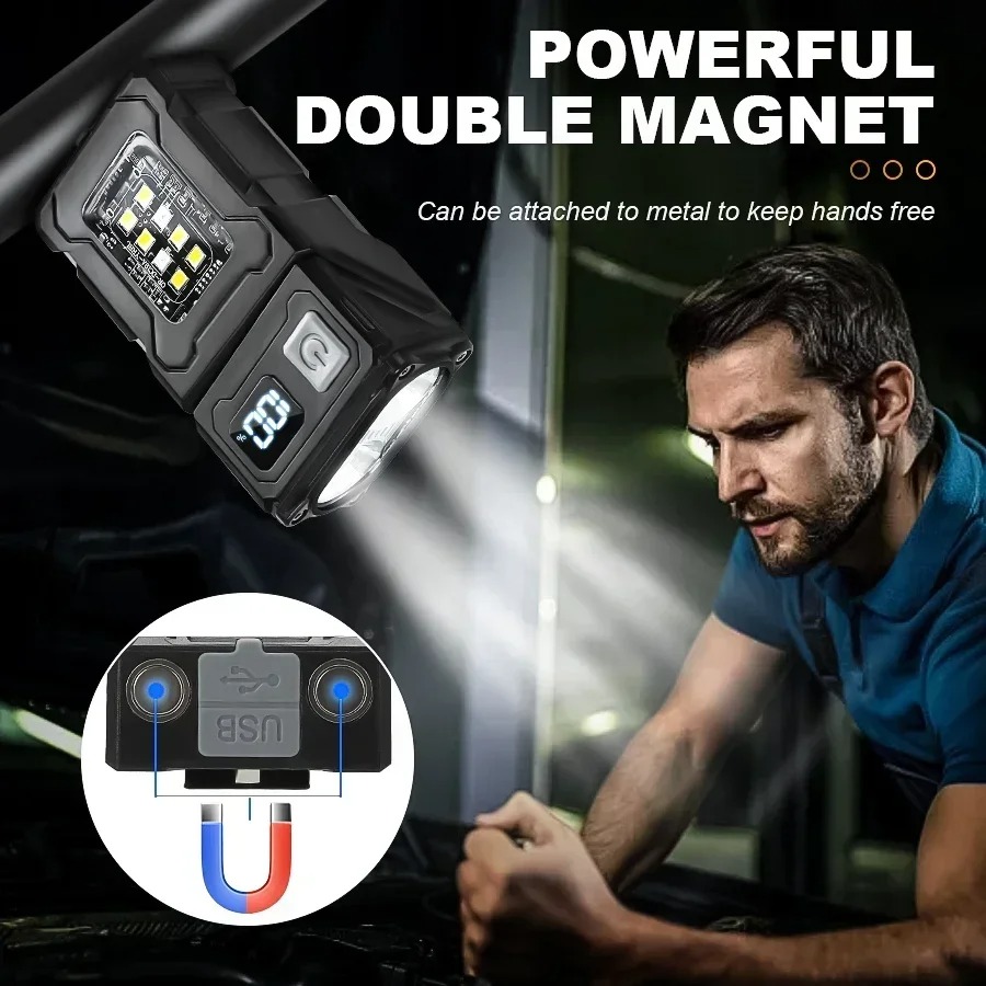 Senter LED Mini USB Isi Ulang  - Outdoor Lighting Setup ulasan dan harga