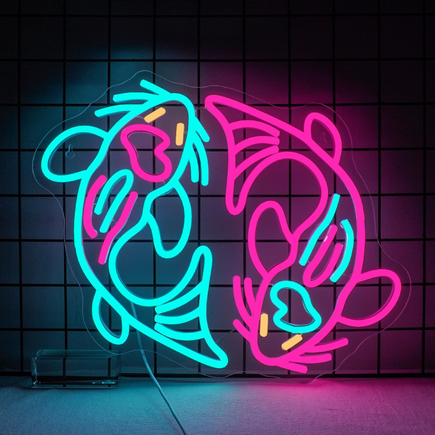 Lampu Neon USB Ikan Koi Ganda  - Outdoor Lighting Japanese ulasan dan harga