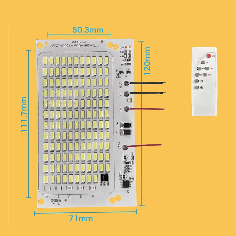 1 Buah 10W-600W LED Energi Sur - Outdoor Lighting Solar Panel ulasan dan harga