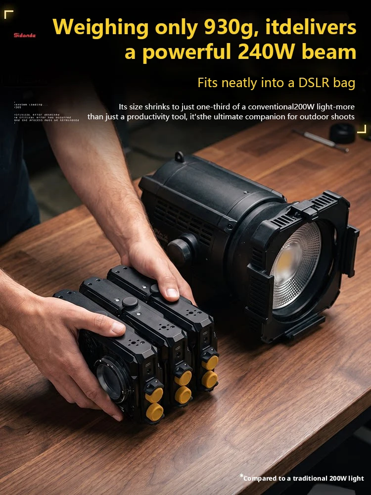 Sidande Q240C 240W Lampu Isi R - Outdoor Lighting Video Shooting ulasan dan harga