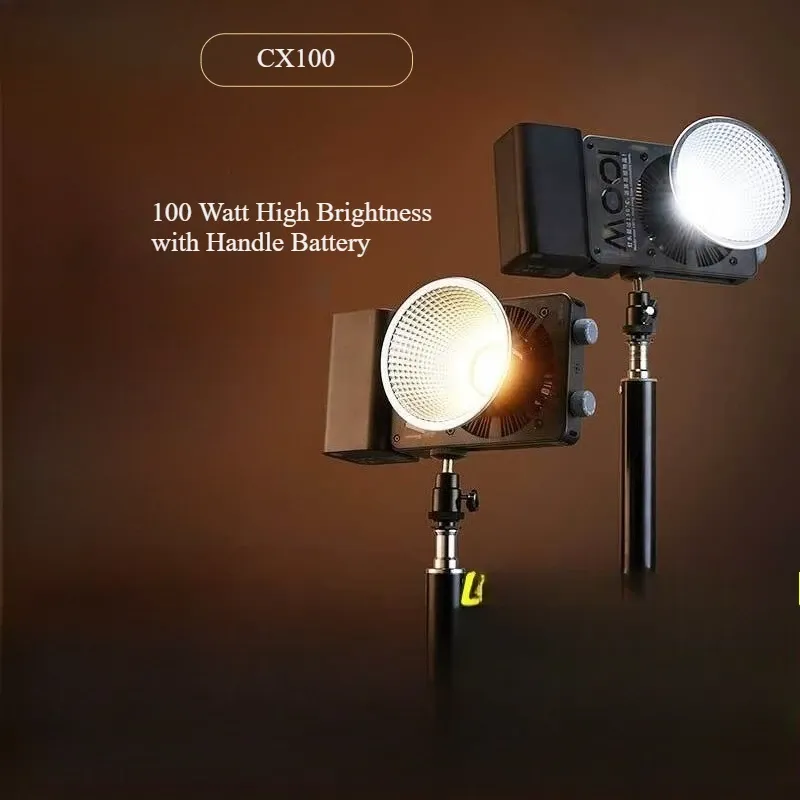 CINEPEER CX100 100W Lampu Isi  - Outdoor Lighting Video Shooting ulasan dan harga