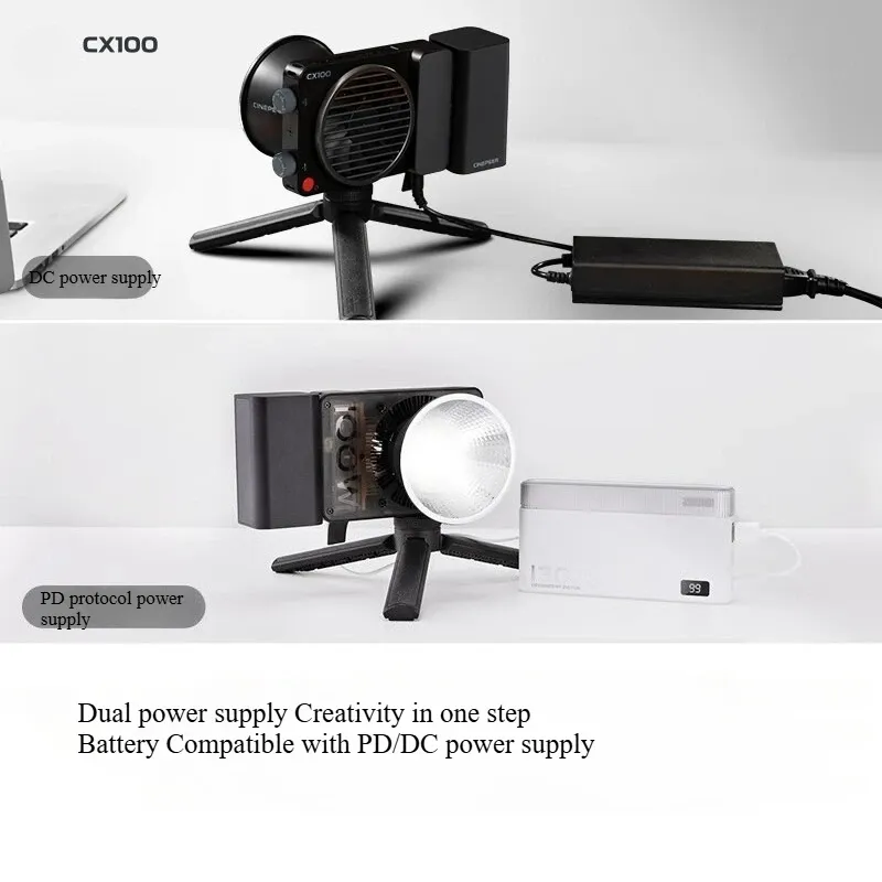 CINEPEER CX100 100W Lampu Isi  - Outdoor Lighting Video Shooting ulasan dan harga