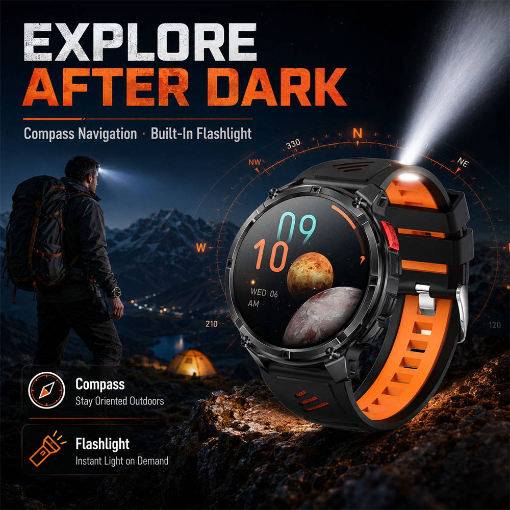 Jam Tangan Pintar Outdoor Ultr - Outdoor Lighting Japanese ulasan dan harga