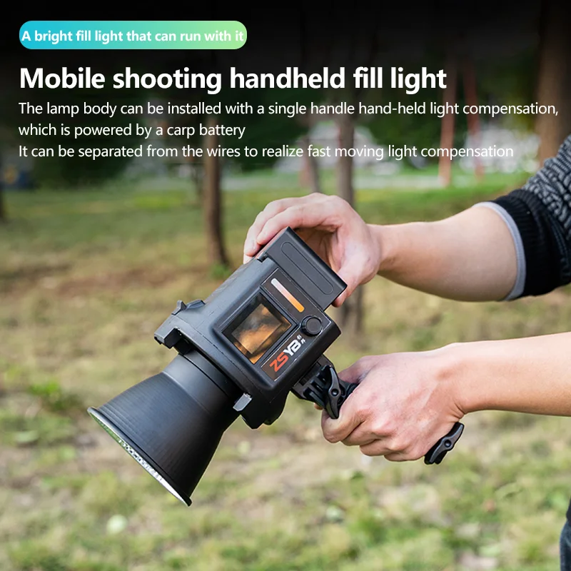 Lampu LED Bi-color ZSYB CL-60B - Outdoor Lighting Video Shooting ulasan dan harga