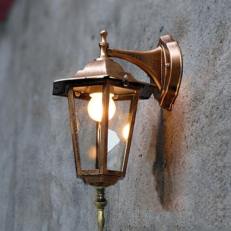 Gaya Eropa Retro Led Lampu Din - Outdoor Lighting With Outlet ulasan dan harga
