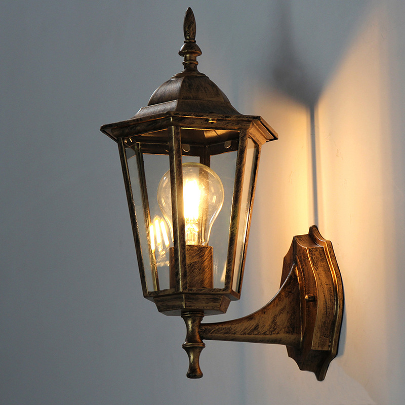 Gaya Eropa Retro Led Lampu Din - Outdoor Lighting With Outlet ulasan dan harga
