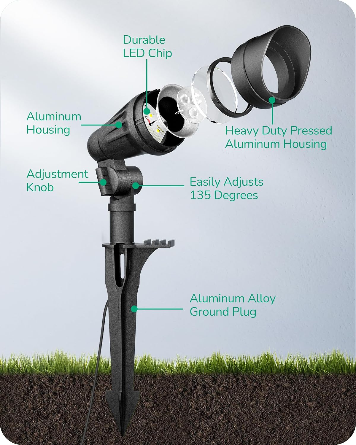Lampu Sorot Tegangan Rendah de - Outdoor Lighting Spotlight ulasan dan harga