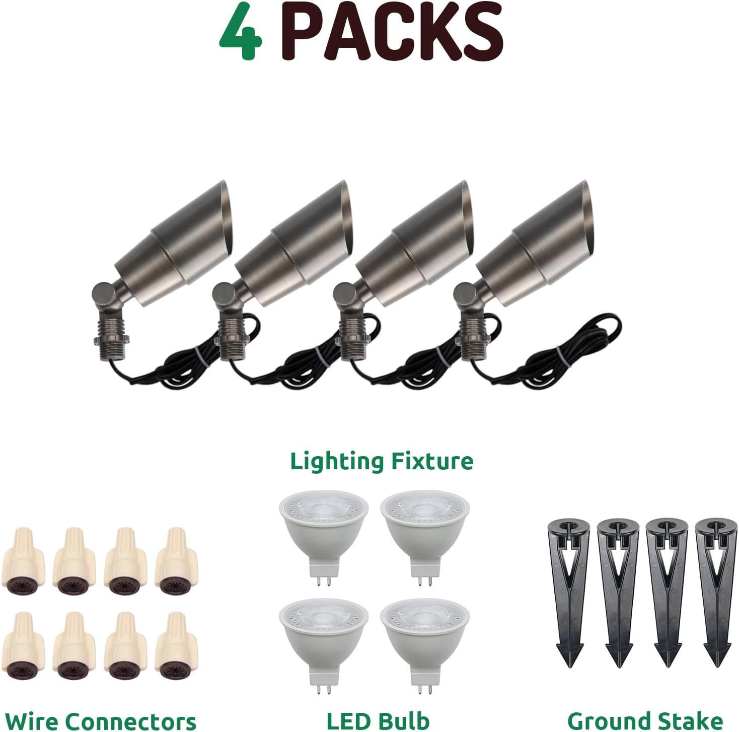 Lampu Sorot LED Kuningan Solid - Outdoor Lighting Spotlight ulasan dan harga