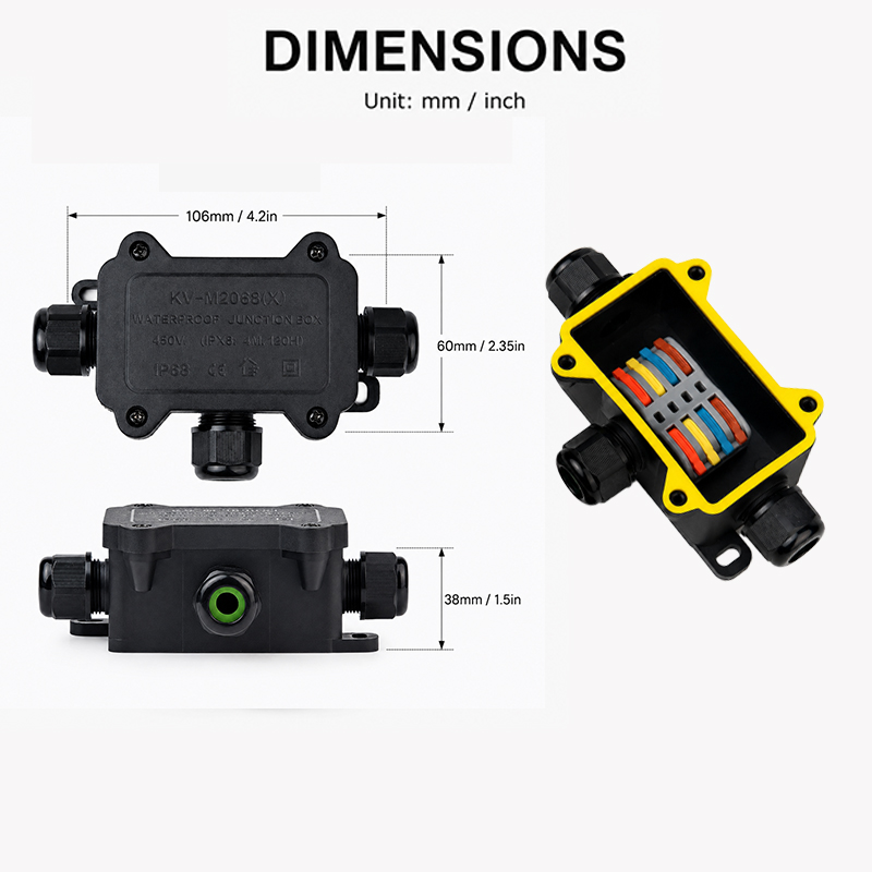 Kotak Sambungan Tahan Air IP68 - Outdoor Lighting Electrical Box ulasan dan harga