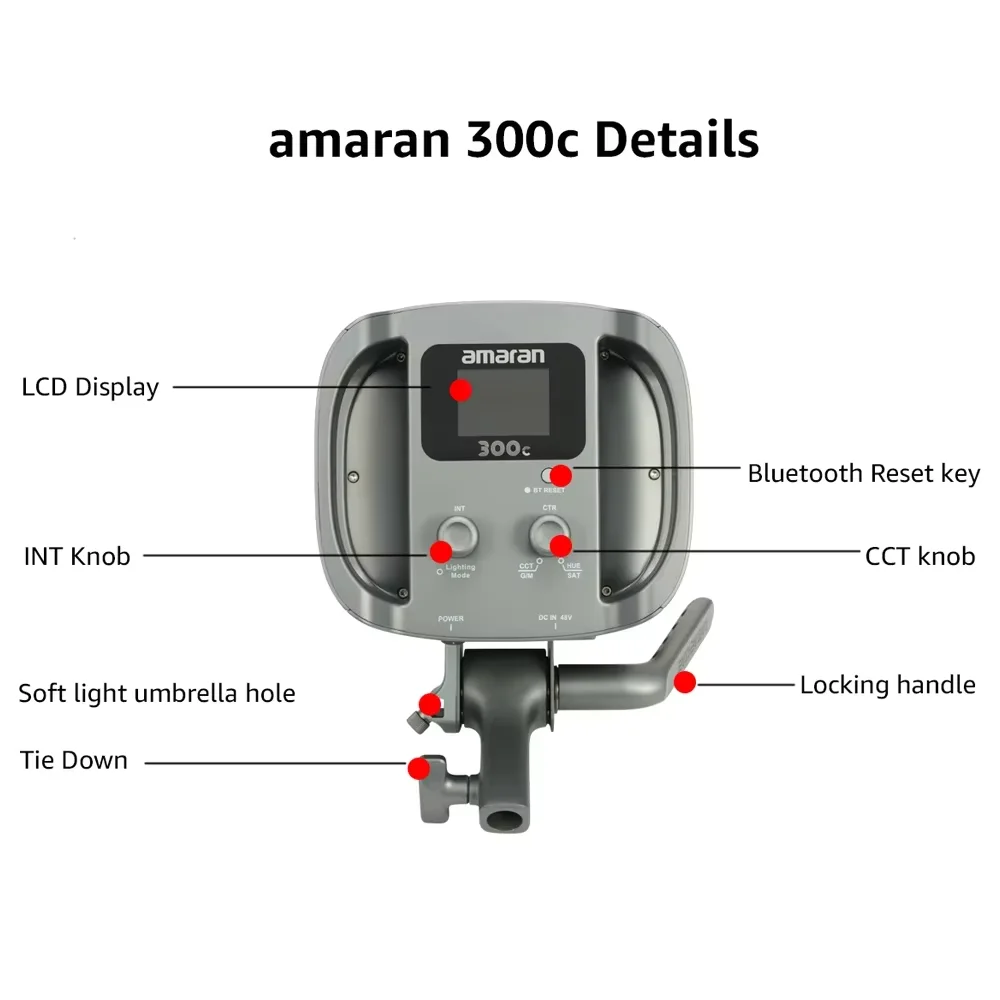 Lampu Video Aputure Amaran 300 - Outdoor Lighting Video Shooting ulasan dan harga